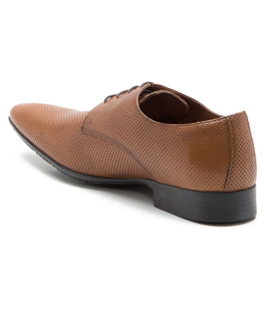 red tape tan color shoes