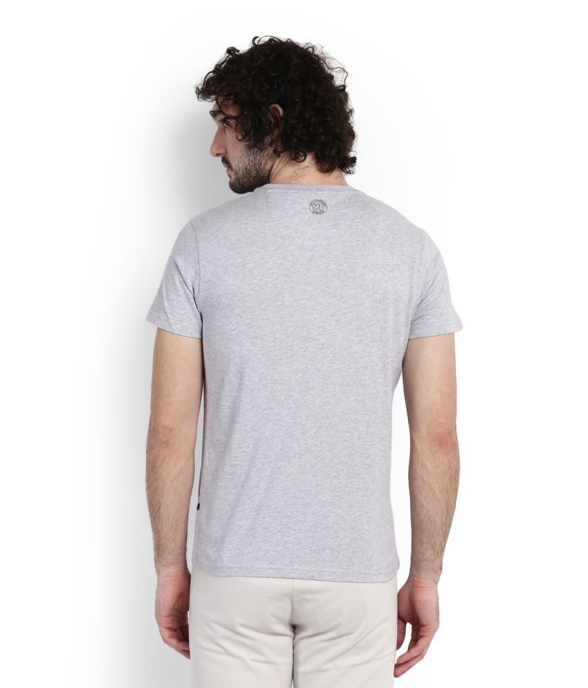 allen solly grey tshirt