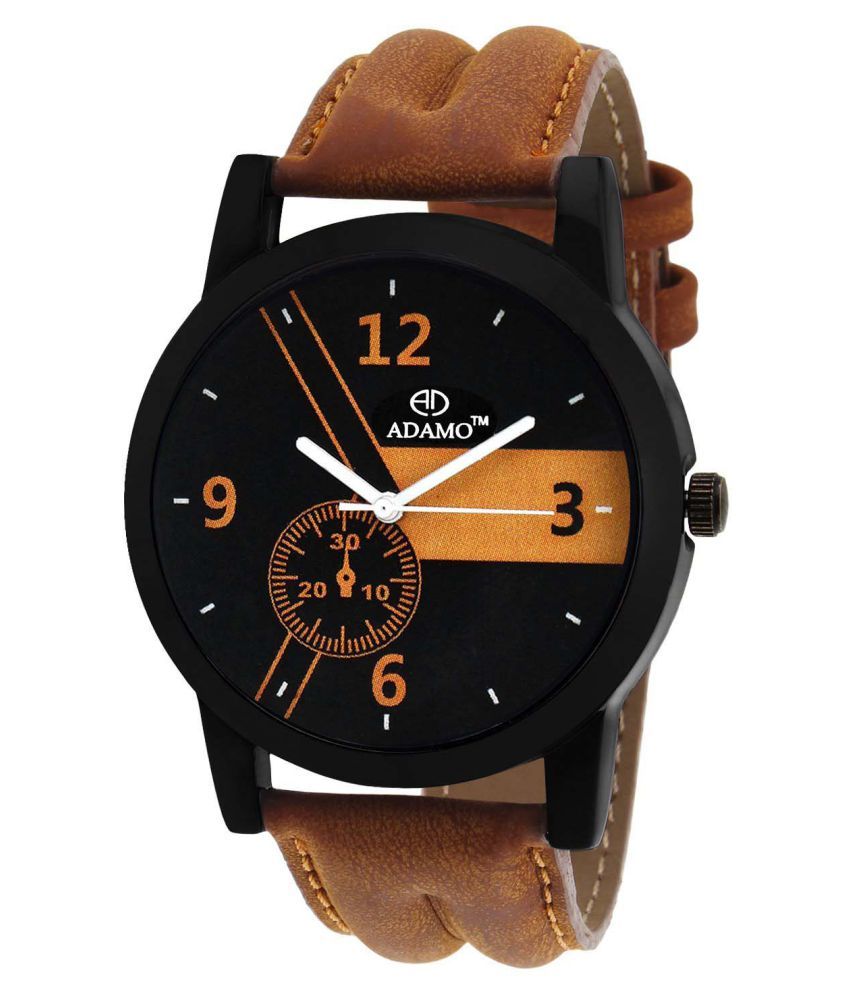 Adamo Brown Analogue Wrist Watch A807BR02 Buy Adamo Brown Analogue Wrist Watch A807BR02 Online
