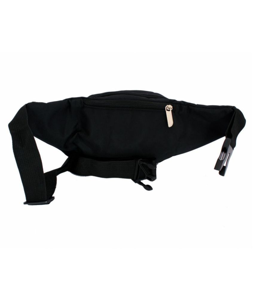 SRI Polyester Black Waist Pouch Buy SRI Polyester Black Waist Pouch