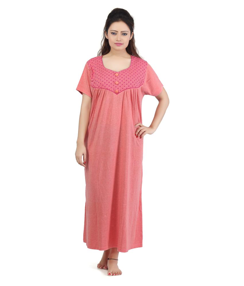 Buy Sweet Dreamers Cotton Nighty & Night Gowns Online at Best Prices in ...