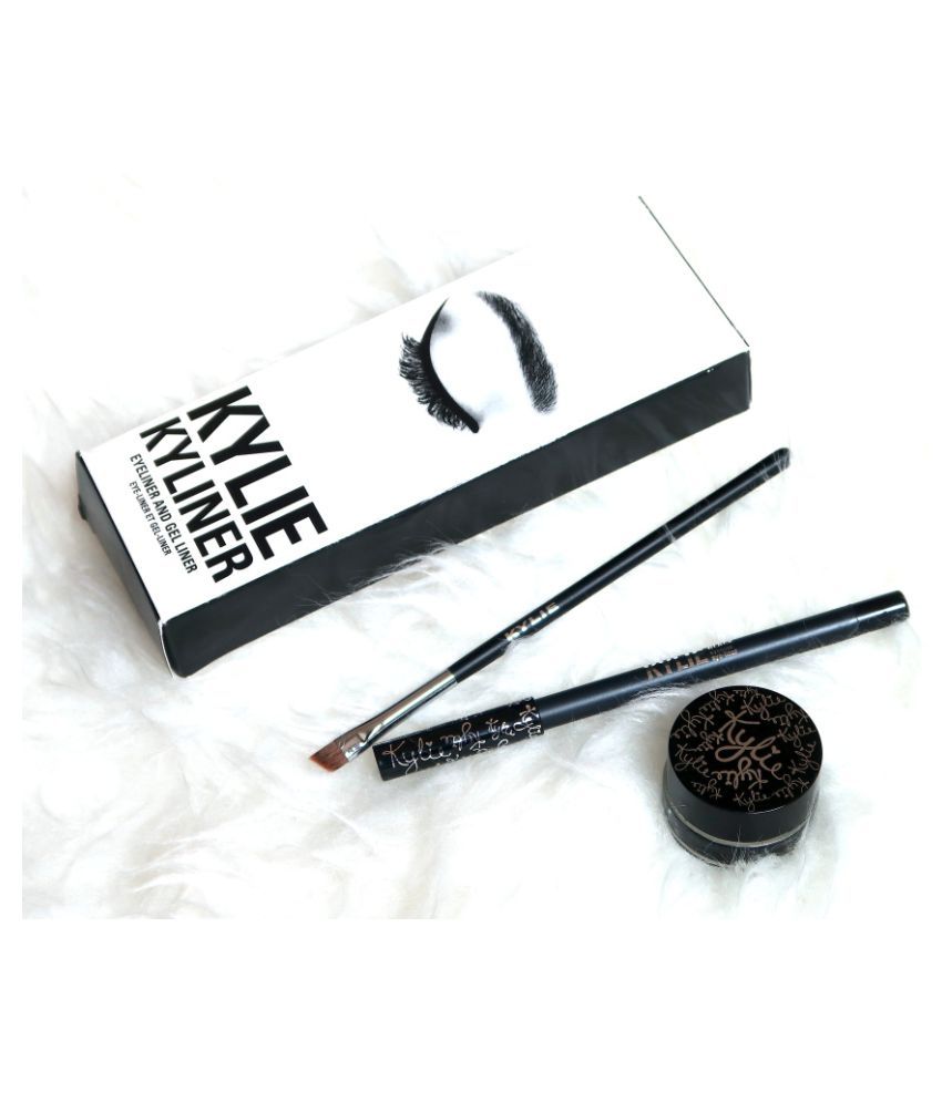 Kylie Gel Eyeliner With Brush And Eyeliner Pencil 6 gm Buy Kylie Gel