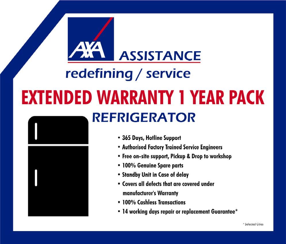 Buy AXA Assistance Refrigerators Extended Warranty 7000 15000 Online