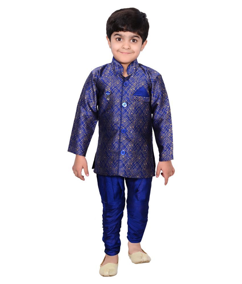 Nikky Blue Fashion Kid's Indo Western Set for Boys (18-24 Months) - Buy ...