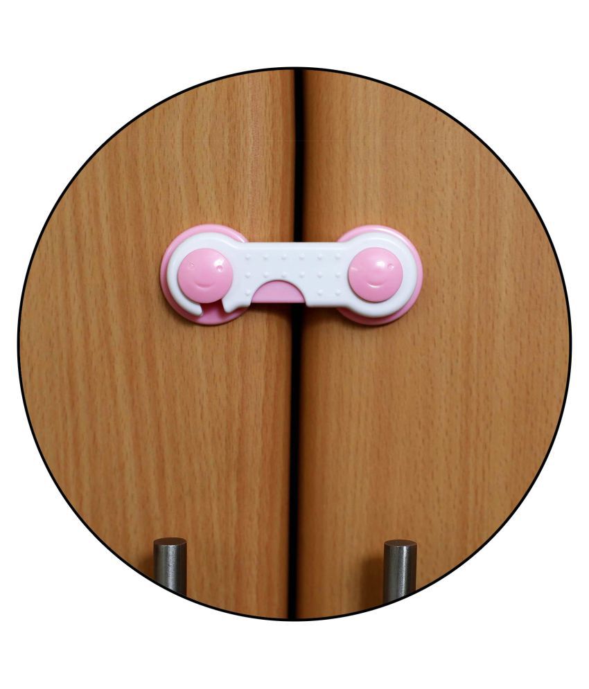     			SAFE-O-KID Pink ABS Locks & Latches ( 1 pcs )
