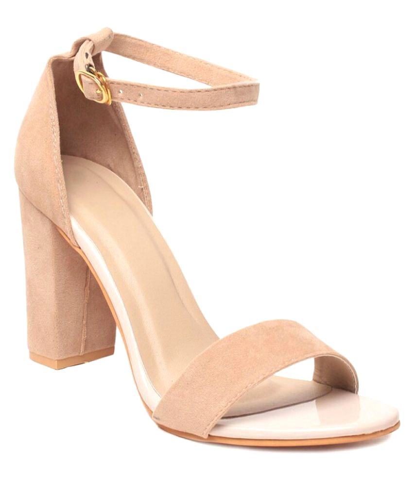 block heel tan heels