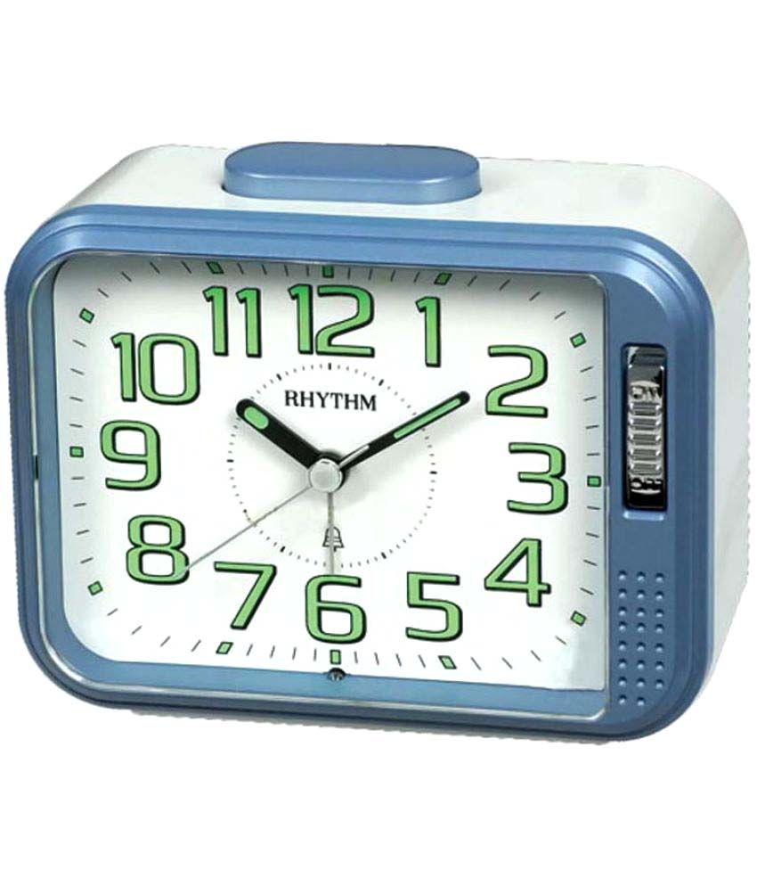 Rhythm Analog Plastic Table Clock Buy Rhythm Analog Plastic Table