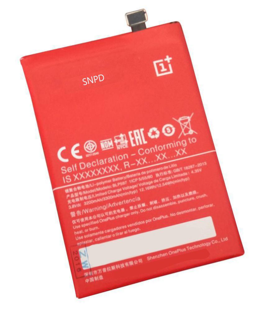 OnePlus 2 3300 mAh Battery by SNPD - Batteries Online at ...