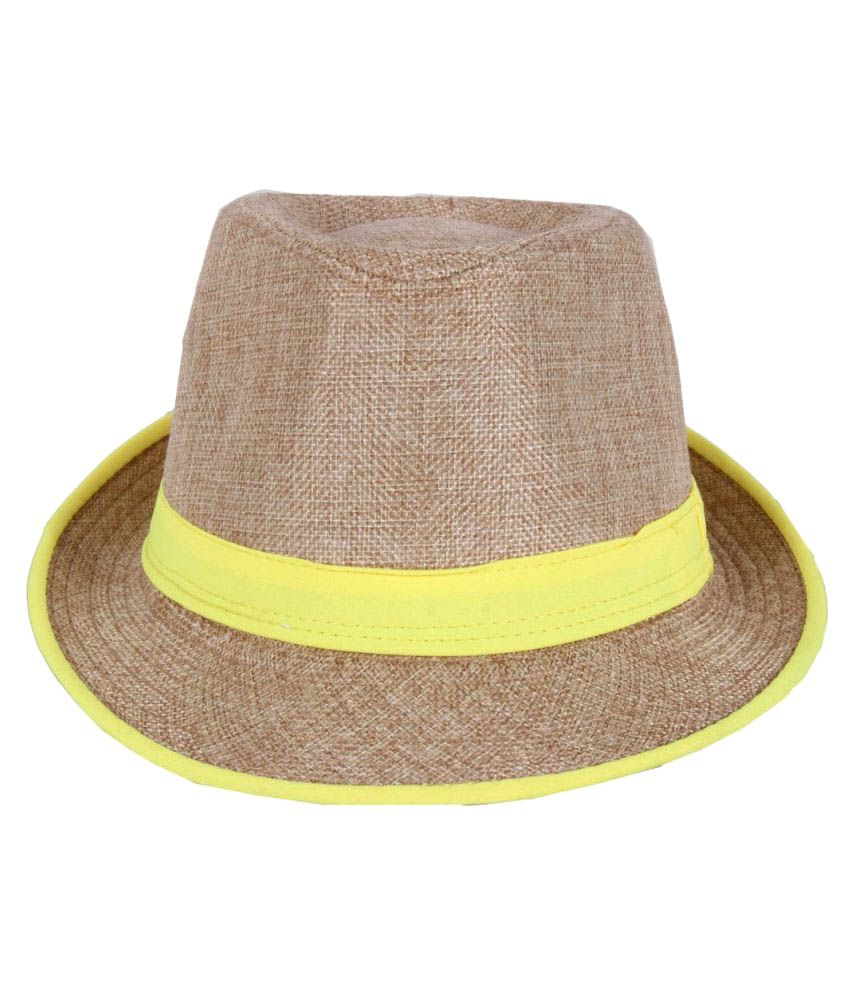 Sushito Beige Polyester Hats Buy Online Rs. Snapdeal