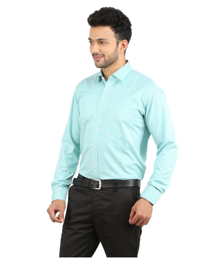 turquoise blue formal shirt