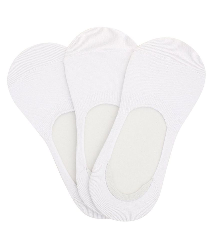     			Tahiro White Casual Low Cut Socks