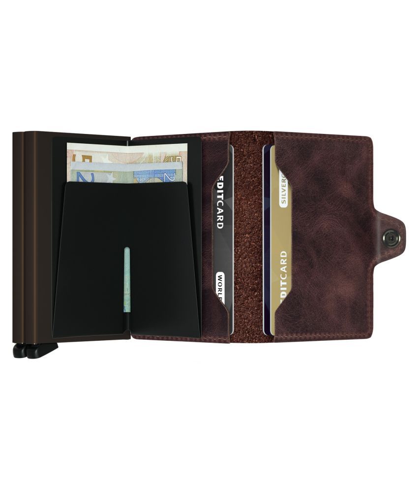 Secrid BiFold Brown Card Holder Buy Online at Low Price in India Snapdeal