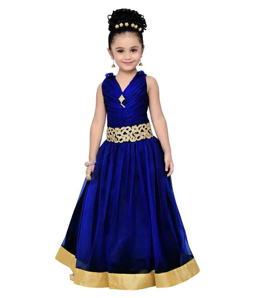 Adiva Kids Party Wear Grey Color Gown For Girls Buy Adiva Kids