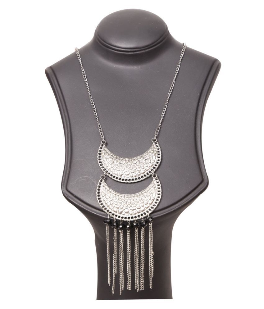 Rhythm Western Silver Metal Necklace 