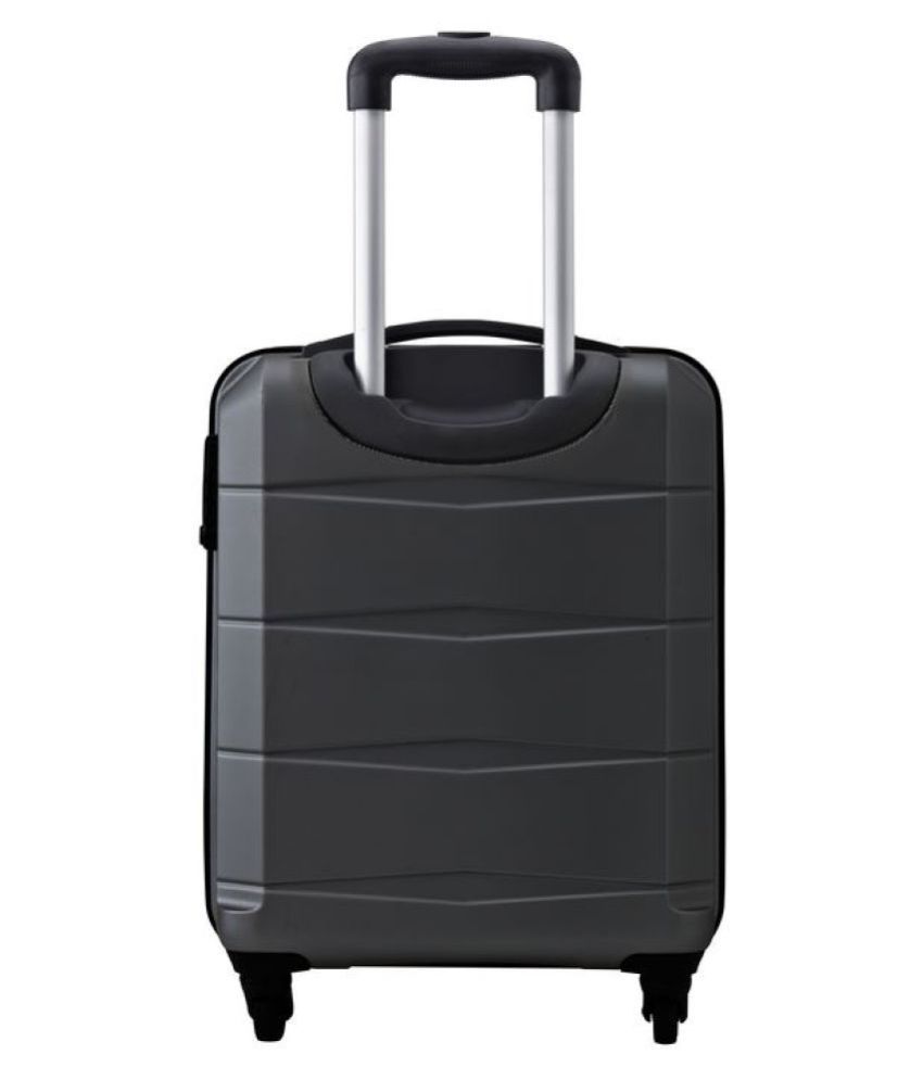 Safari Re-Gloss Anti Scratch Black Set of 2 Small, Medium Trolley Bag ...