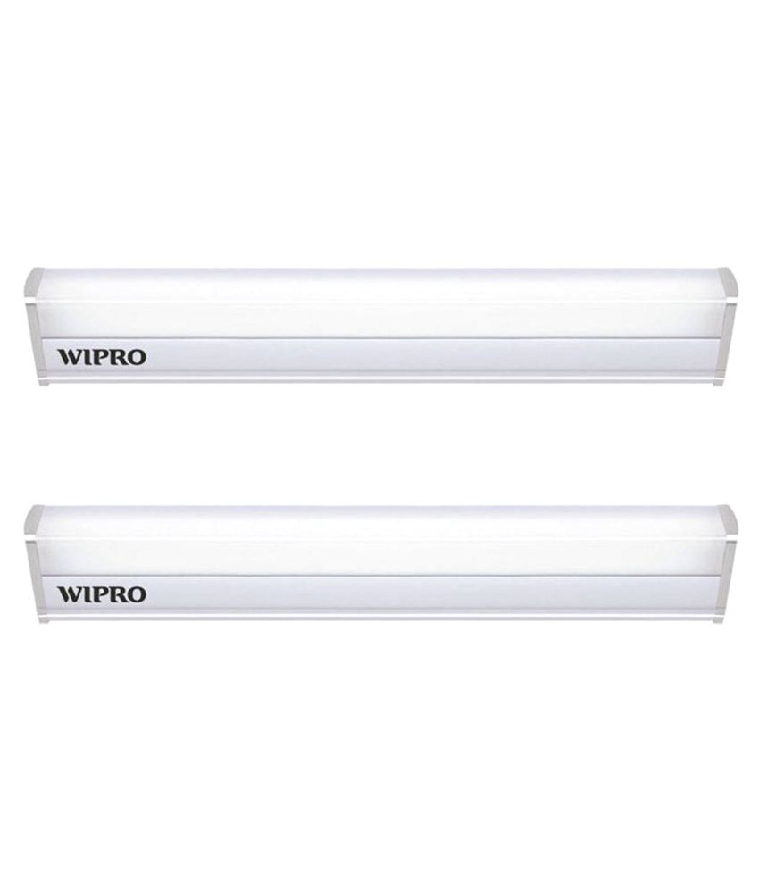 Wipro Garnet 5W 1Ft. LED Tubelight Batten 6500K (Cool Day Light) - Pack of 2