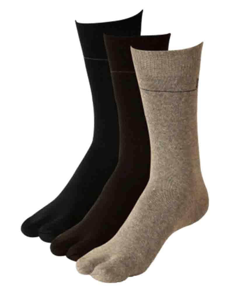     			Tahiro Multi Casual Thumb Socks