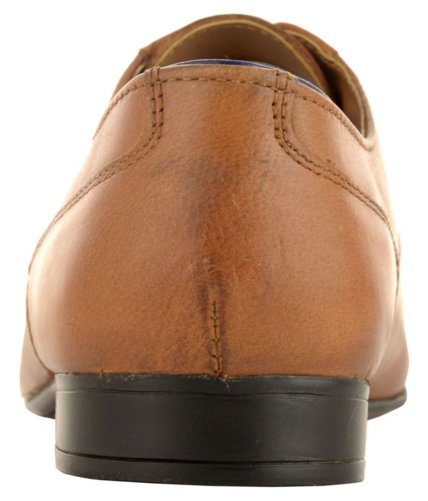 allen cooper tan formal shoes