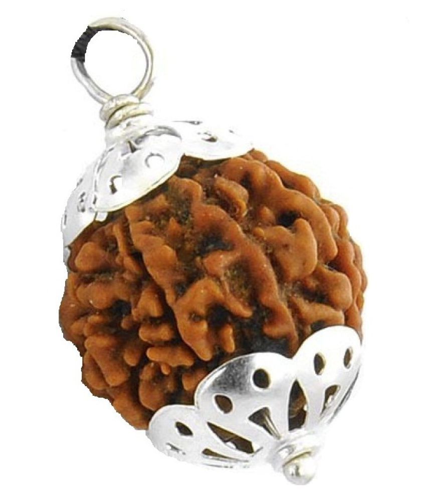     			Shivoham 6 Mukhi Nepal Certified Rudraksha with Silver Cap 6