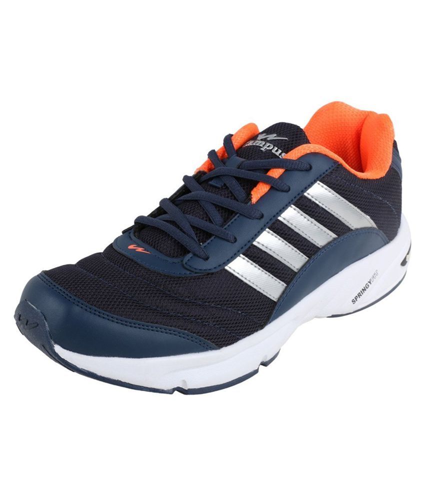 campus blue running shoes