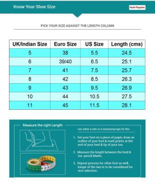 hush puppies shoe size