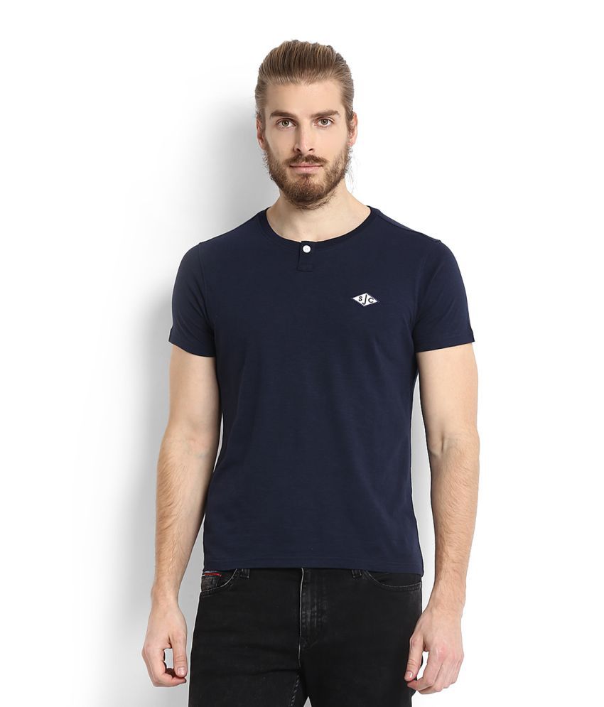 Allen Solly Blue Round T-Shirt - Buy Allen Solly Blue Round T-Shirt ...