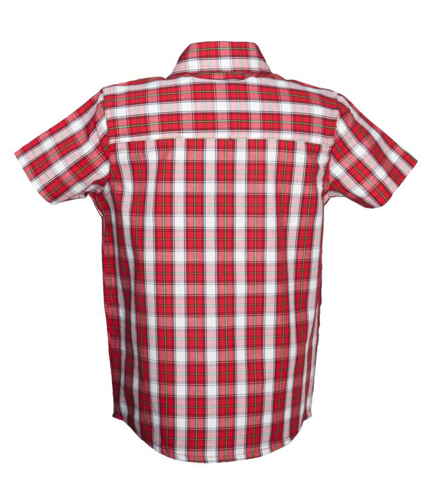 red check boys shirt