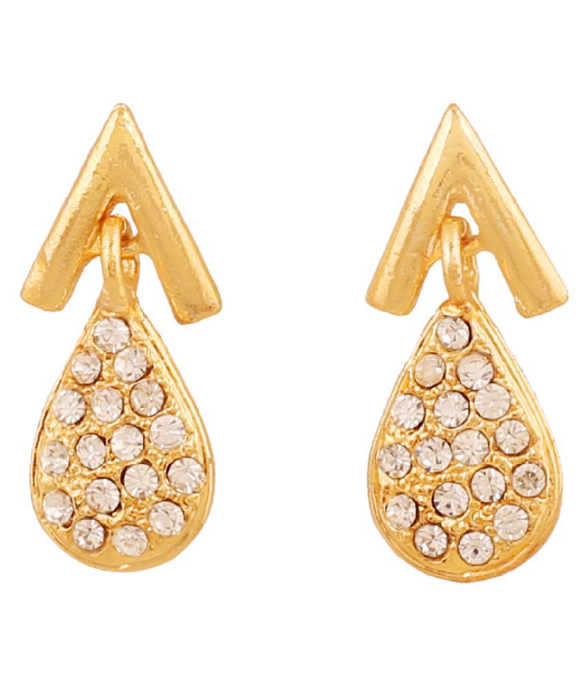 Touchstone Golden Alloy Stud Earrings (Pair of 12) - Buy Touchstone ...