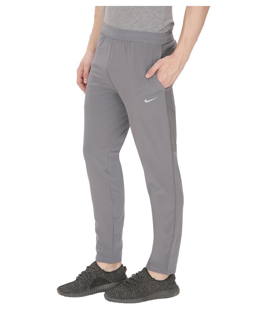 Nike Grey Polyester Lycra Trackpants - Buy Nike Grey Polyester Lycra ...