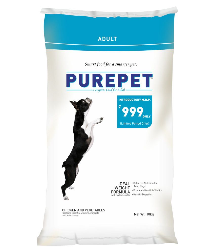     			Purepet Chicken & Veg Adult Dog Food, 9 kg