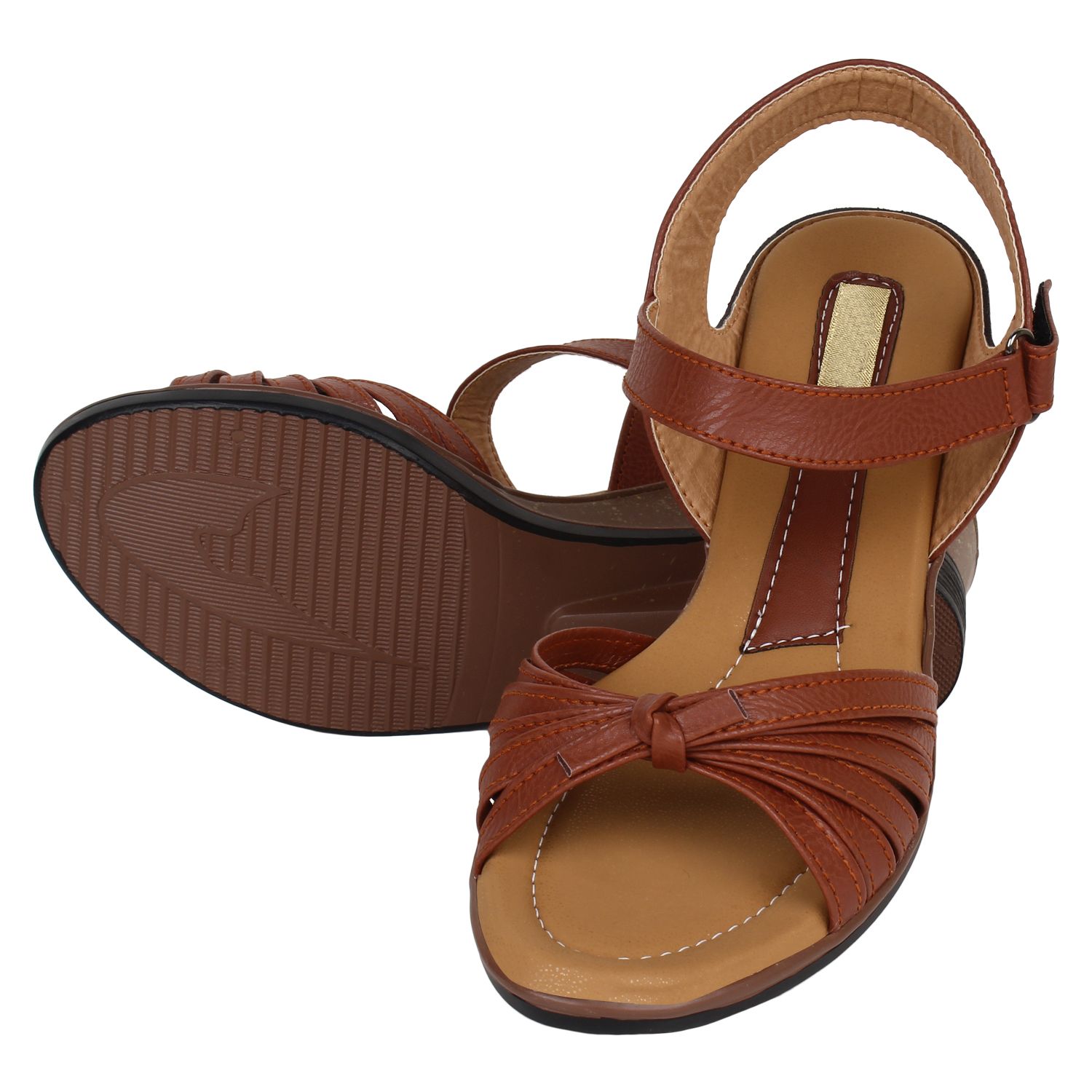 cheap brown flats