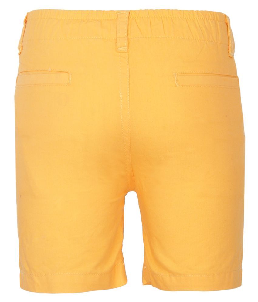 baby boy orange shorts