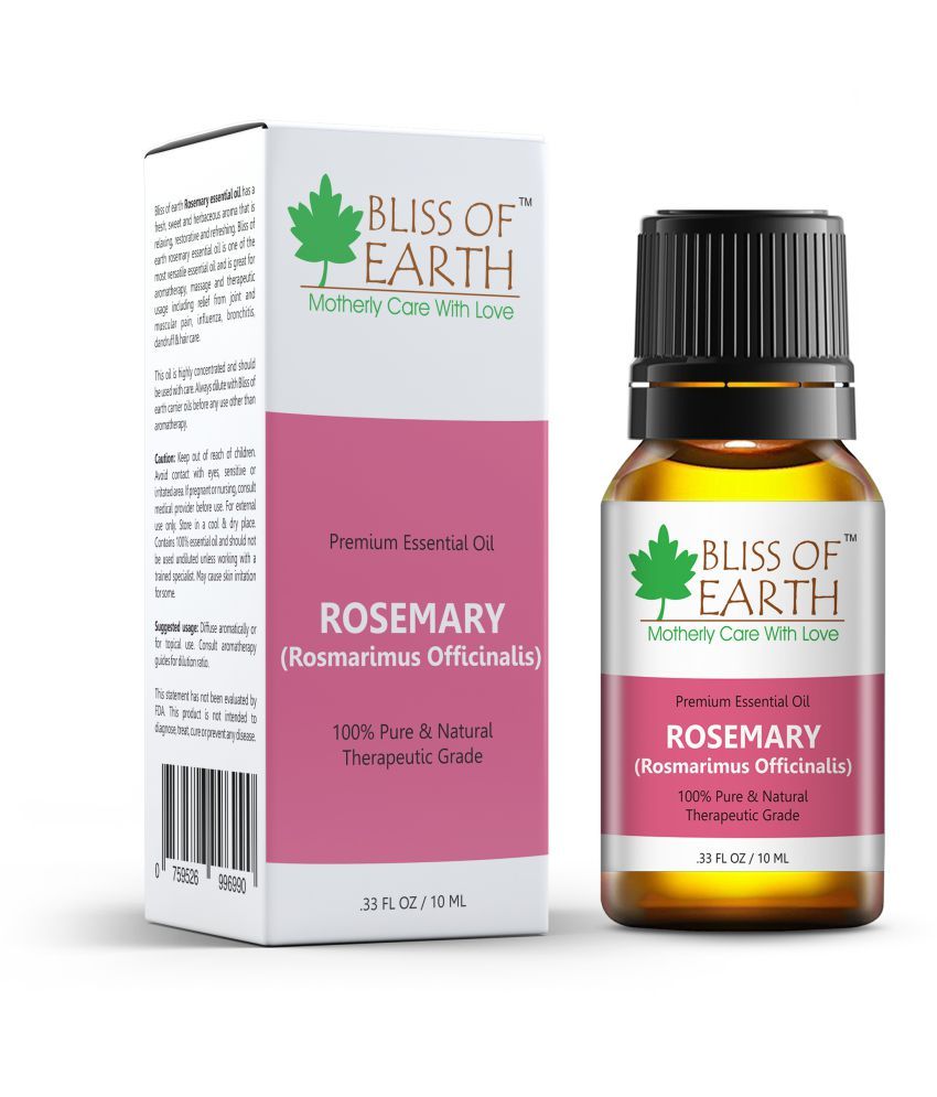 bliss of earth Certified Organic castor, rosemary Essential oil 100 ml