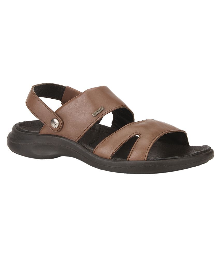 Woodland Gd 1758115-Brown Brown Sandals Price in India- Buy Woodland Gd 1758115-Brown Brown 