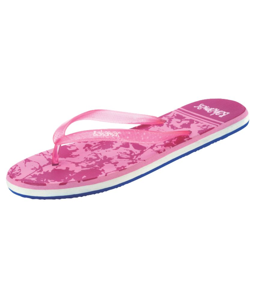 Bahamas Pink Slippers Price in India- Buy Bahamas Pink Slippers Online at Snapdeal