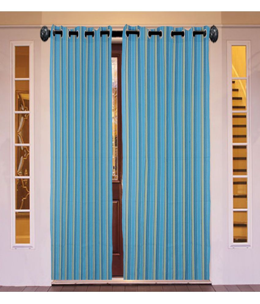 SBN New Life Style Set of 2 Long Door Eyelet Curtains