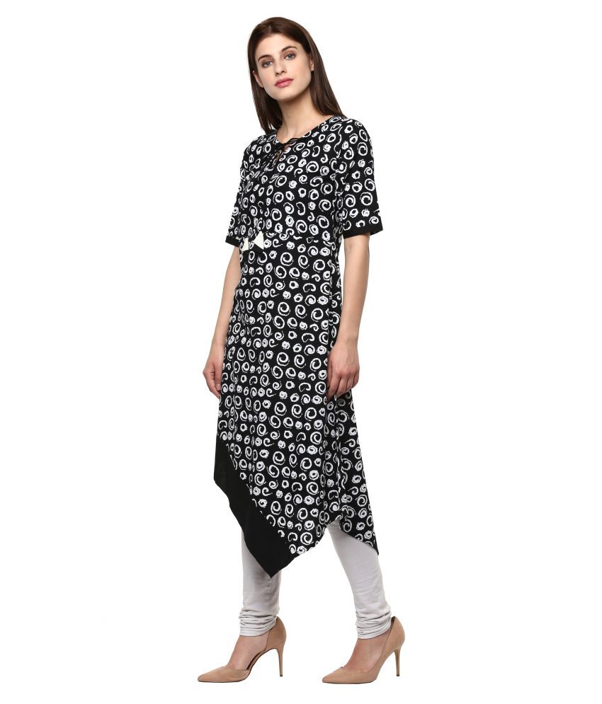 janasya black kurti