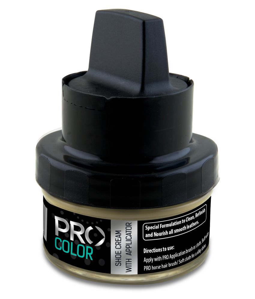 Pro Color Shoe Cream With Applicator Neutral Buy Pro