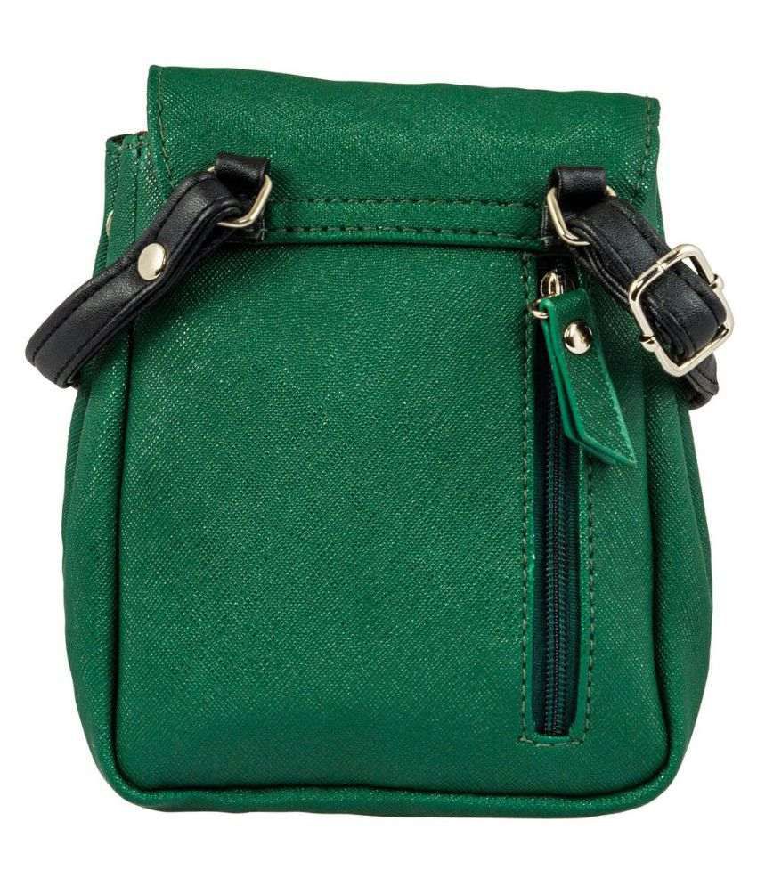 Lavie Green P.U. Sling Bag - Buy Lavie Green P.U. Sling Bag Online at ...