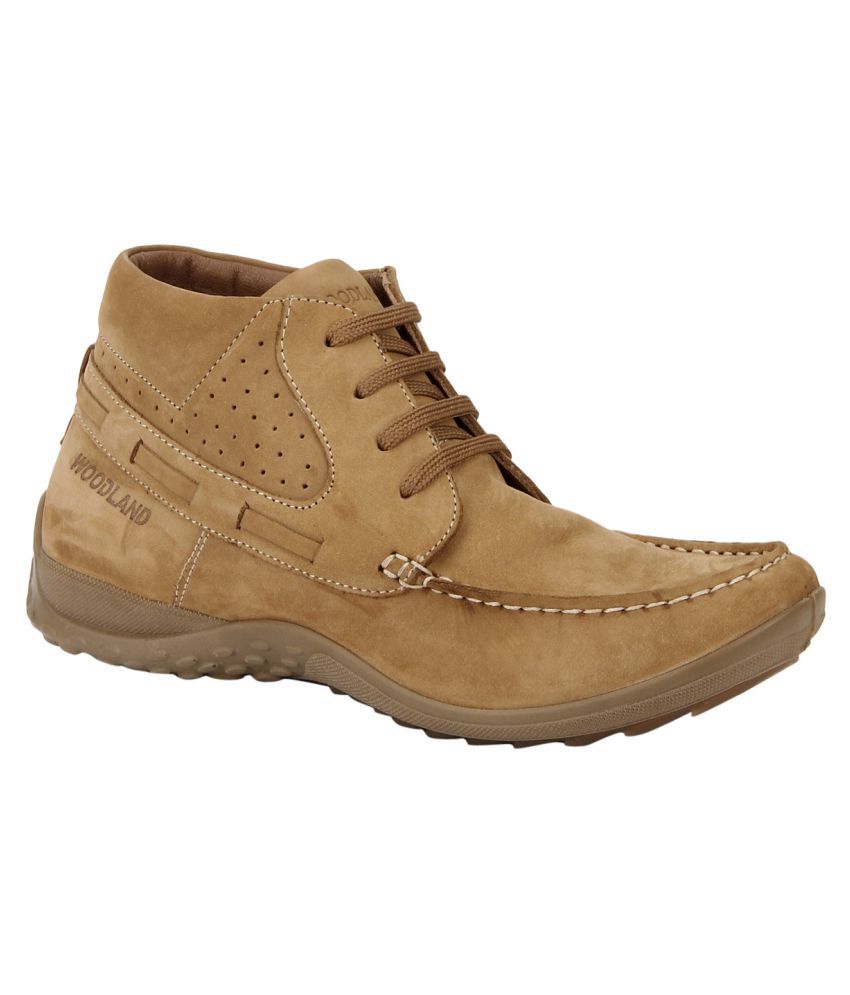 Woodland Camel Casual Boot - Buy Woodland Camel Casual Boot Online at ...