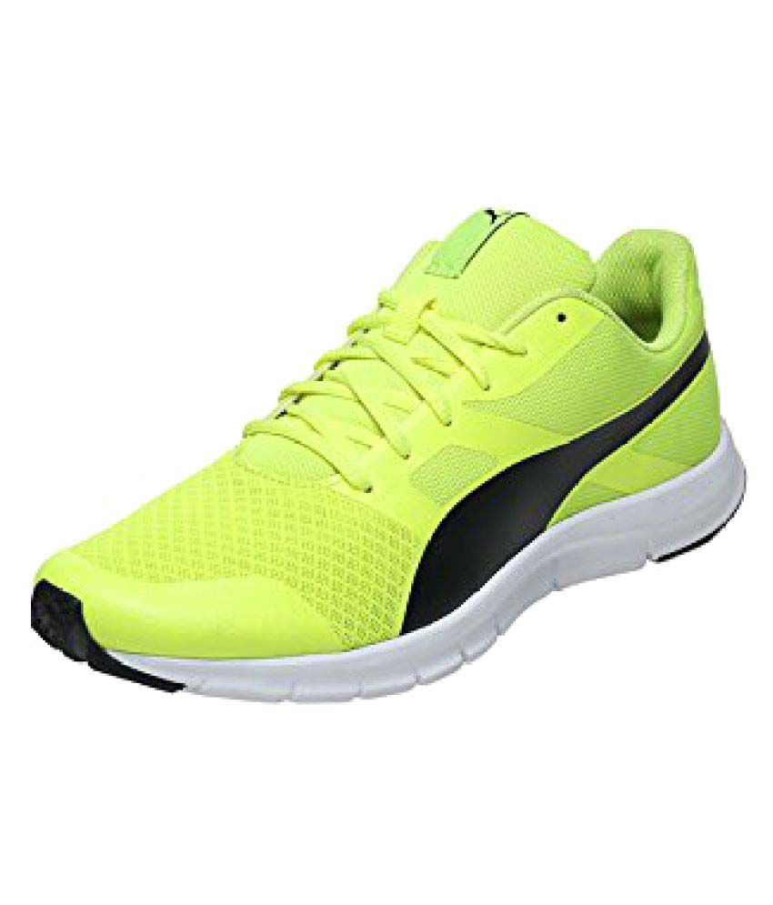 Puma Flexracer DP Yellow Running Shoes 