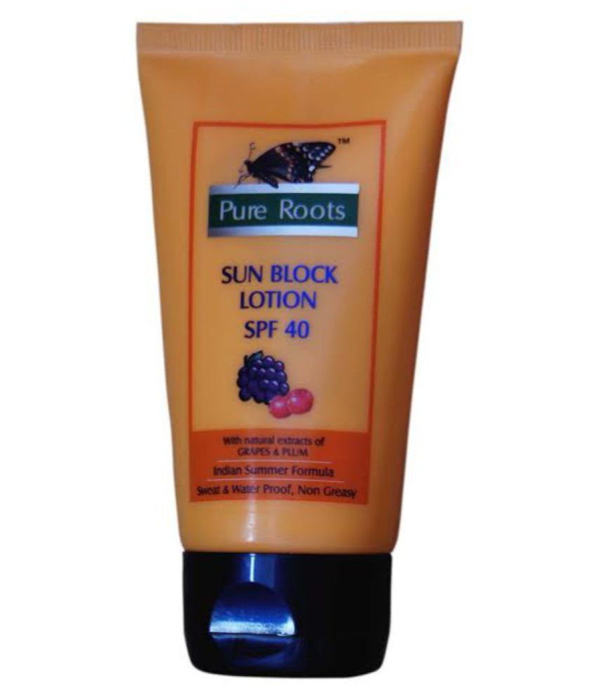 pure roots sunscreen spf 40