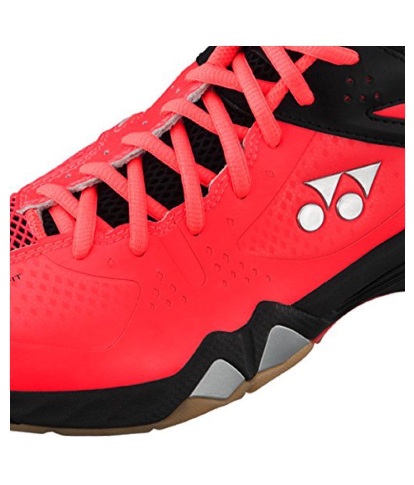 red yonex shoes