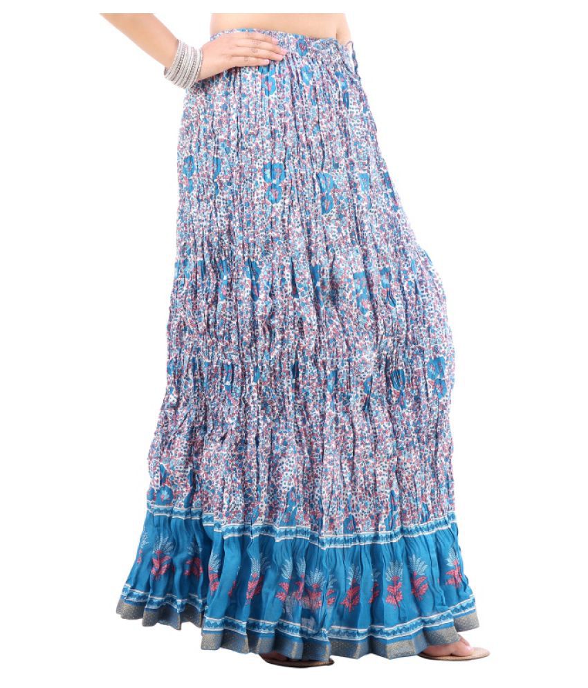 Buy Creative_Studio Cotton Broomstick Skirt Online at Best Prices in ...
