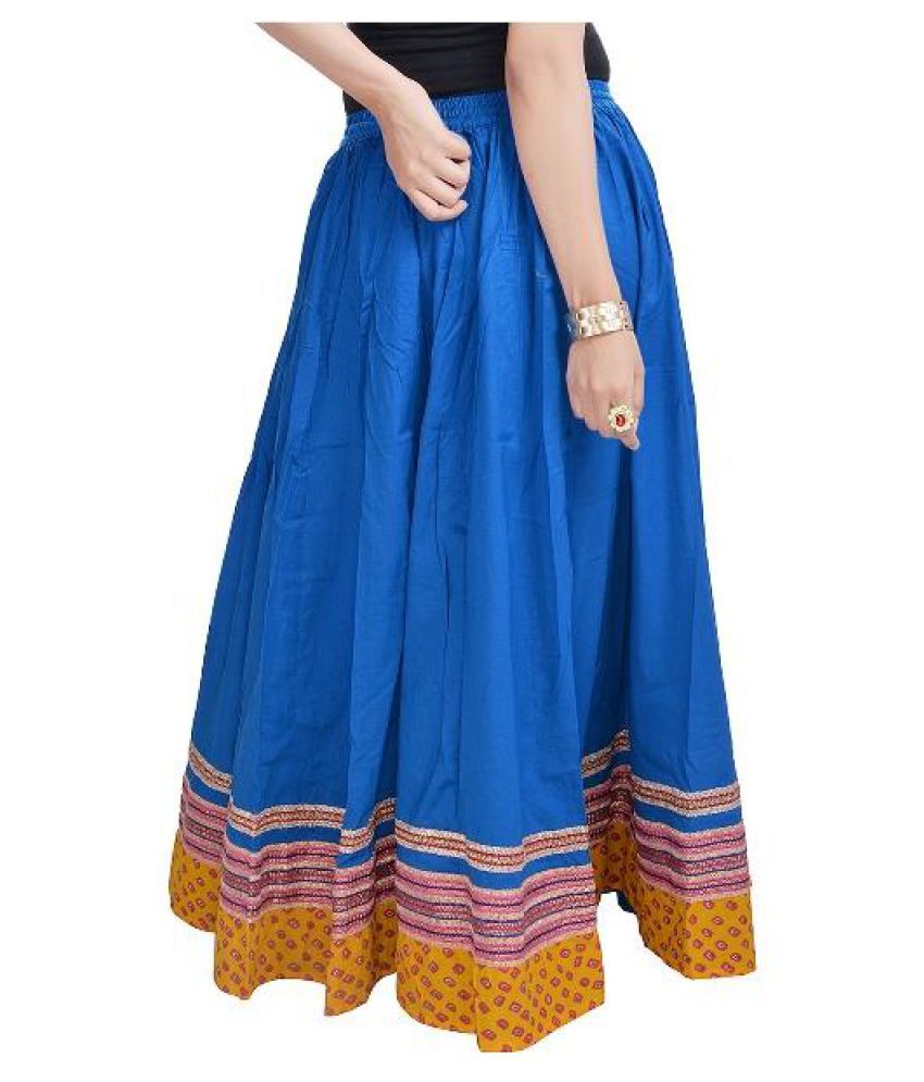 Buy Shree Mangalam Mart Cotton A-Line Skirt Online at Best Prices in ...