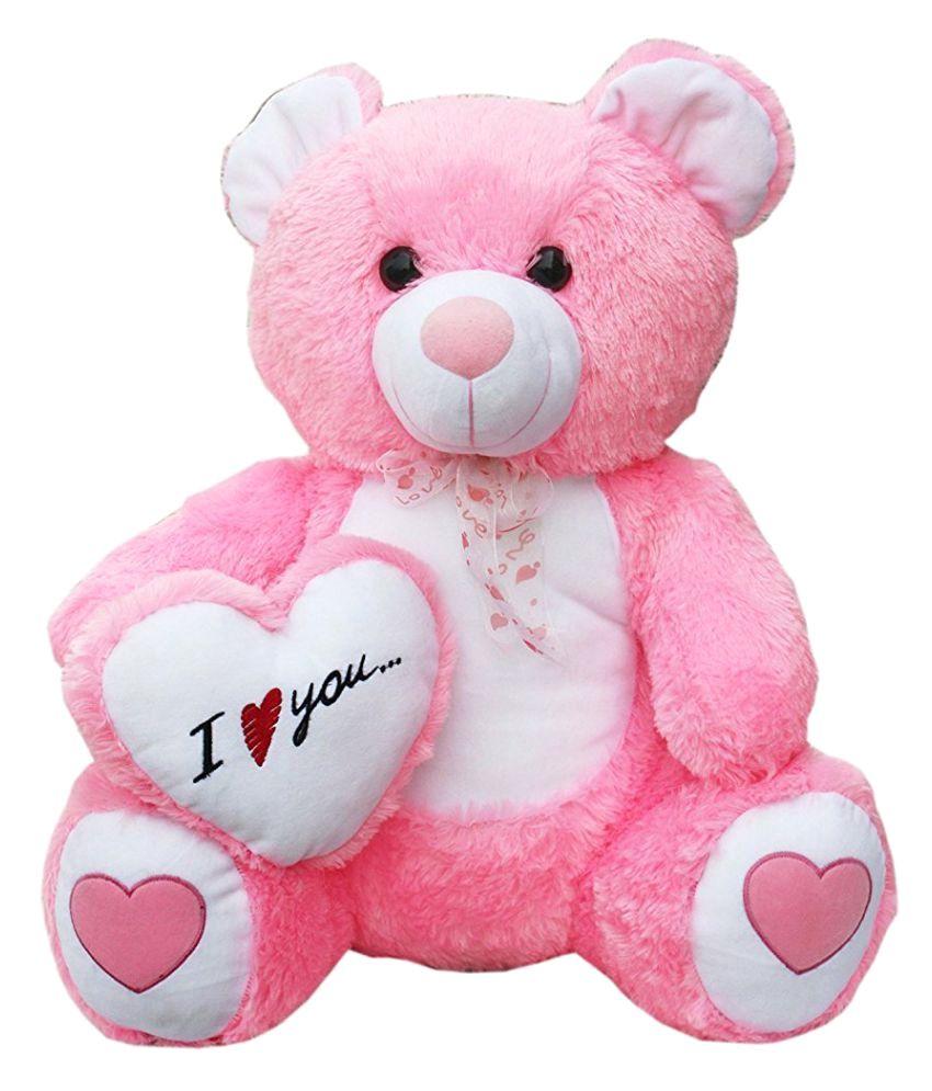 Pick-N-Play Pink Big Cute Loving Teddy Bear Stuffed Love Soft Toy ...