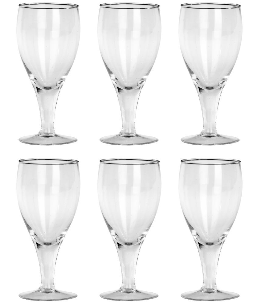     			Somil Wine  Glasses Set,  180 ML - (Pack Of 6)