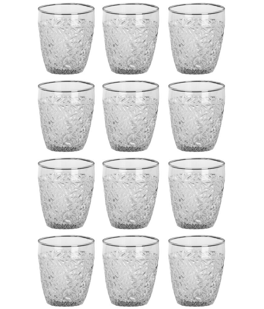     			Somil Water/Juice  Glasses Set,  200 ML - (Pack Of 12)