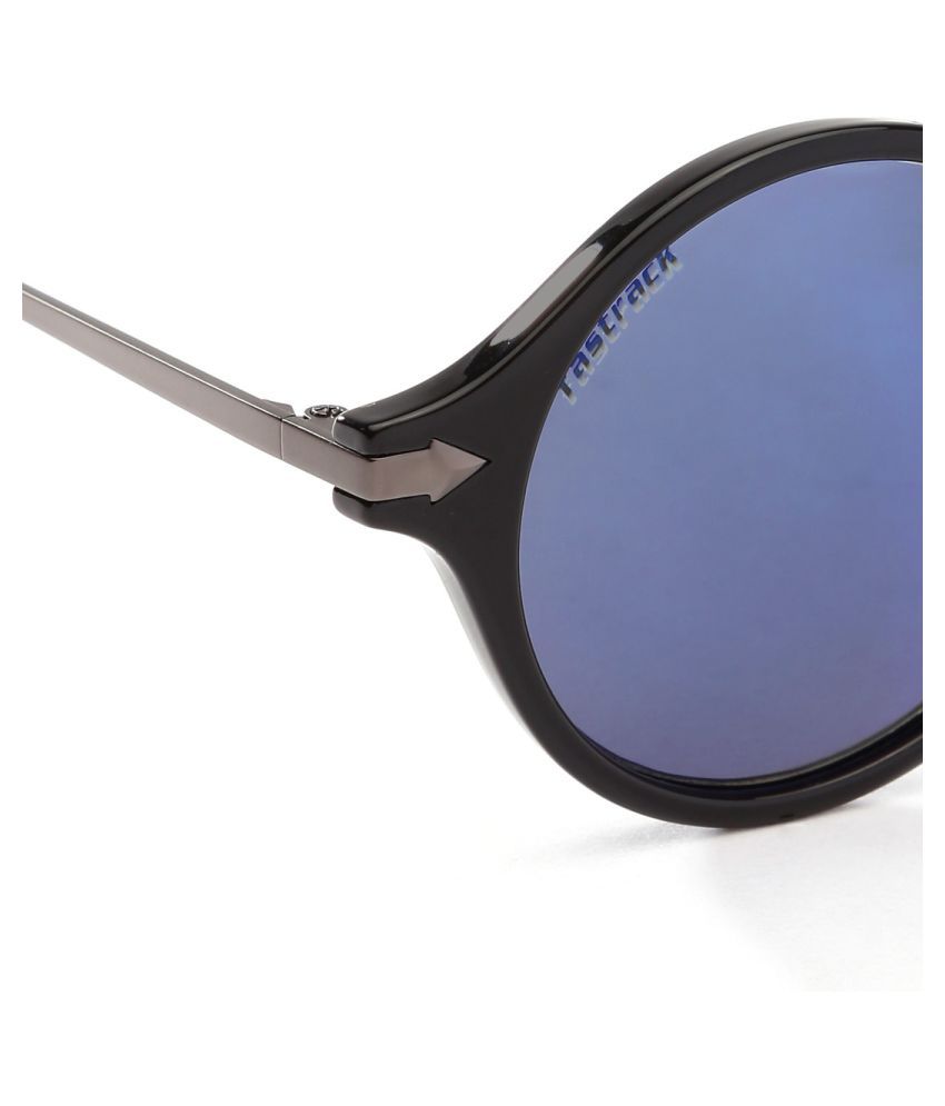 blue round sunglasses men