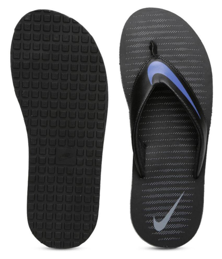 nike black thong flip flop